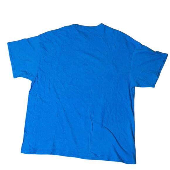 Grateful Dead Liquid Blue Tie-Dye Skeleton Roses Tee 2XL Tagless - Picture 4 of 4